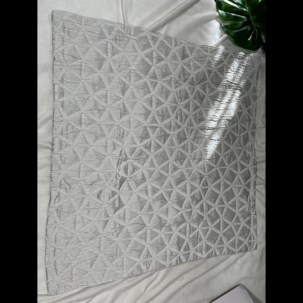 NEW Hotel Collection Interlattice‎ Quilted (1) Euro